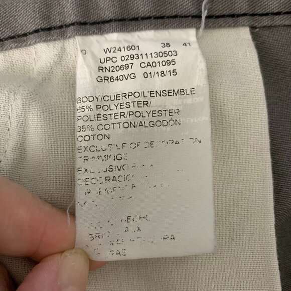 Dickies Loose Fit Work Shorts 32 Grey Flat Front Pockets 12in Belt Loops Button - Picture 6 of 6